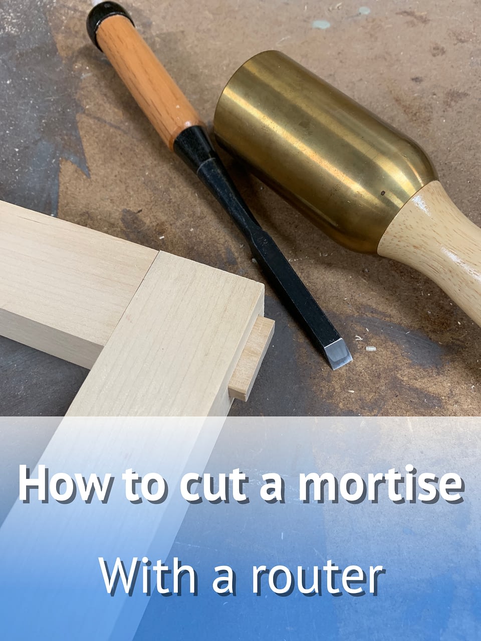 How to cut a mortise with a router