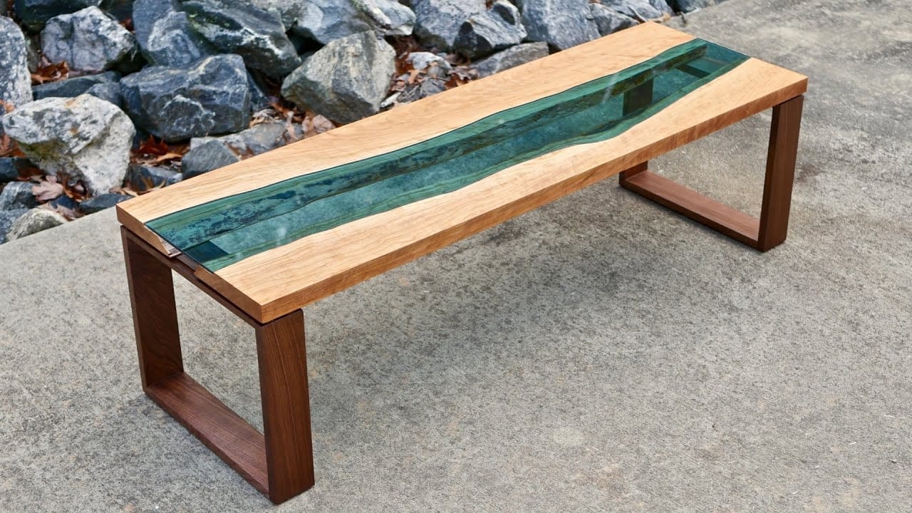 Read more about the article Live edge river table
